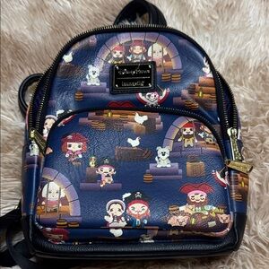 Loungefly Pirate Crew Kids Backpack - Navy and Brown